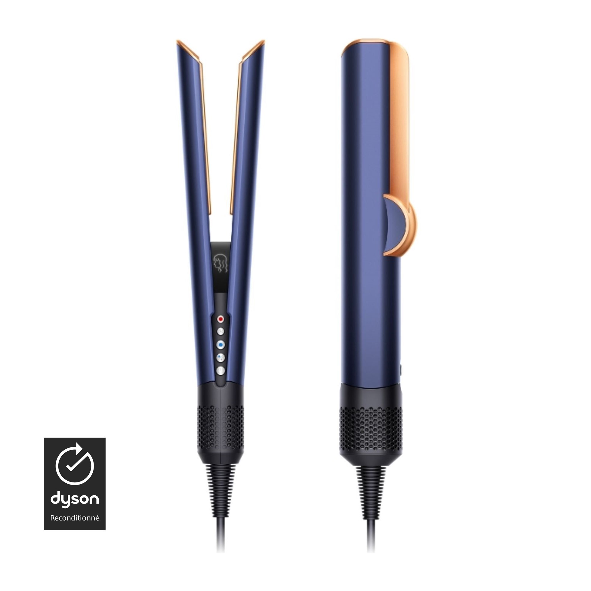 Piastra asciugacapelli Dyson Airstrait™ Blu | Ricondizionato