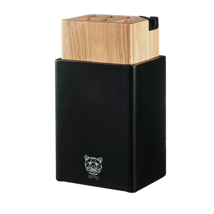 Bloc couteaux avec aiguiseur intégré PORVOO