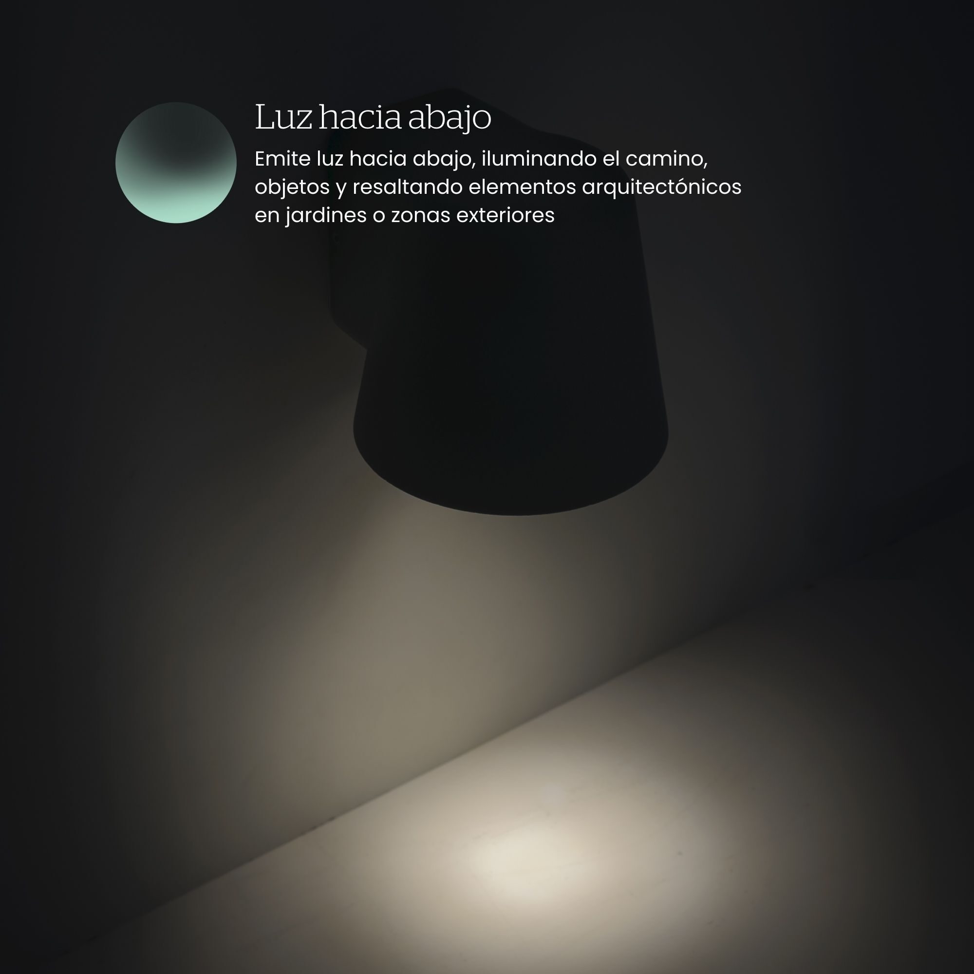 FORLIGHT Cone - 4 Apliques de Pared Exterior de 1 Foco GU10 con IP44 de Color Negro