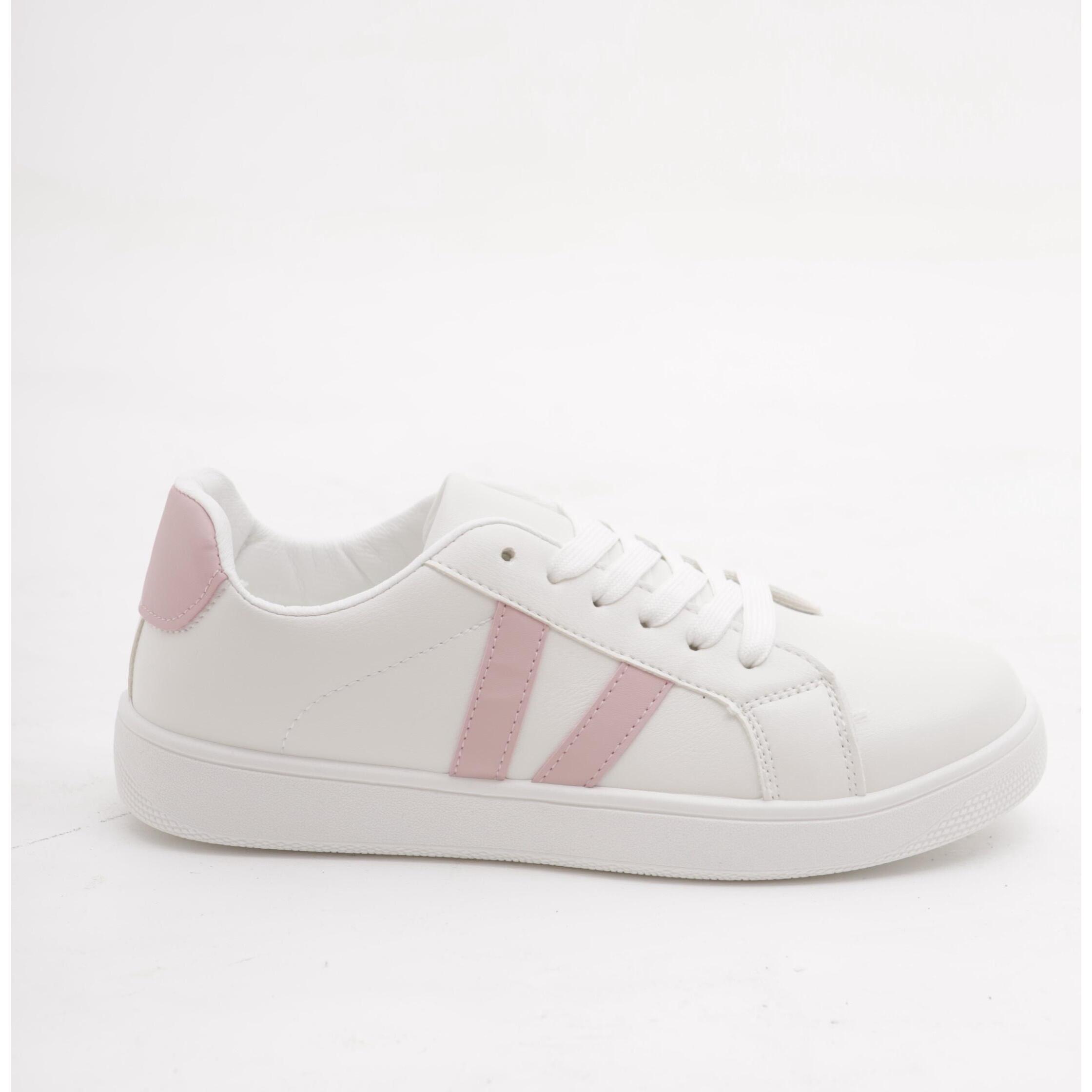 SNEAKERS CHOCOLA' BIANCO E ROSA