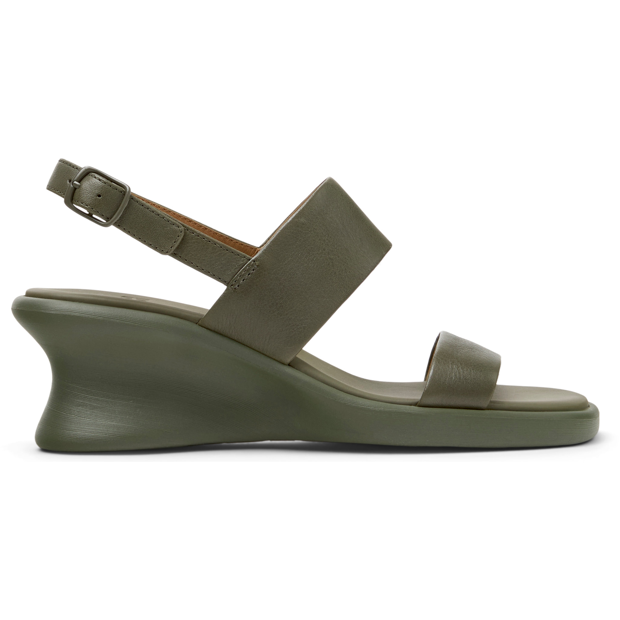 Sandalias - CAMPER Louise Sandal - Verde - Cuero liso