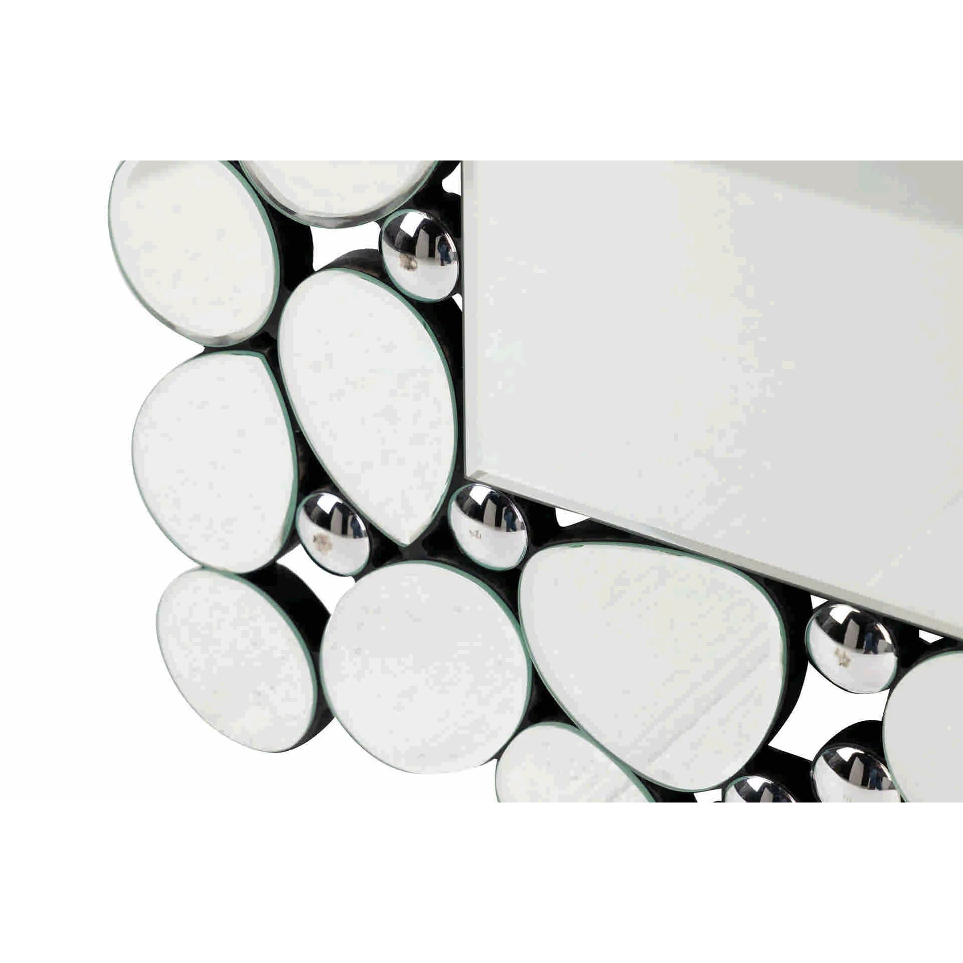 Espejo Rectangular Circulos 80x3x120 Cm