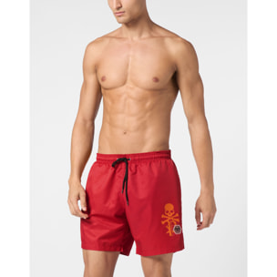 PHILIPP PLEIN Swim Trunks SKULL&BONES
