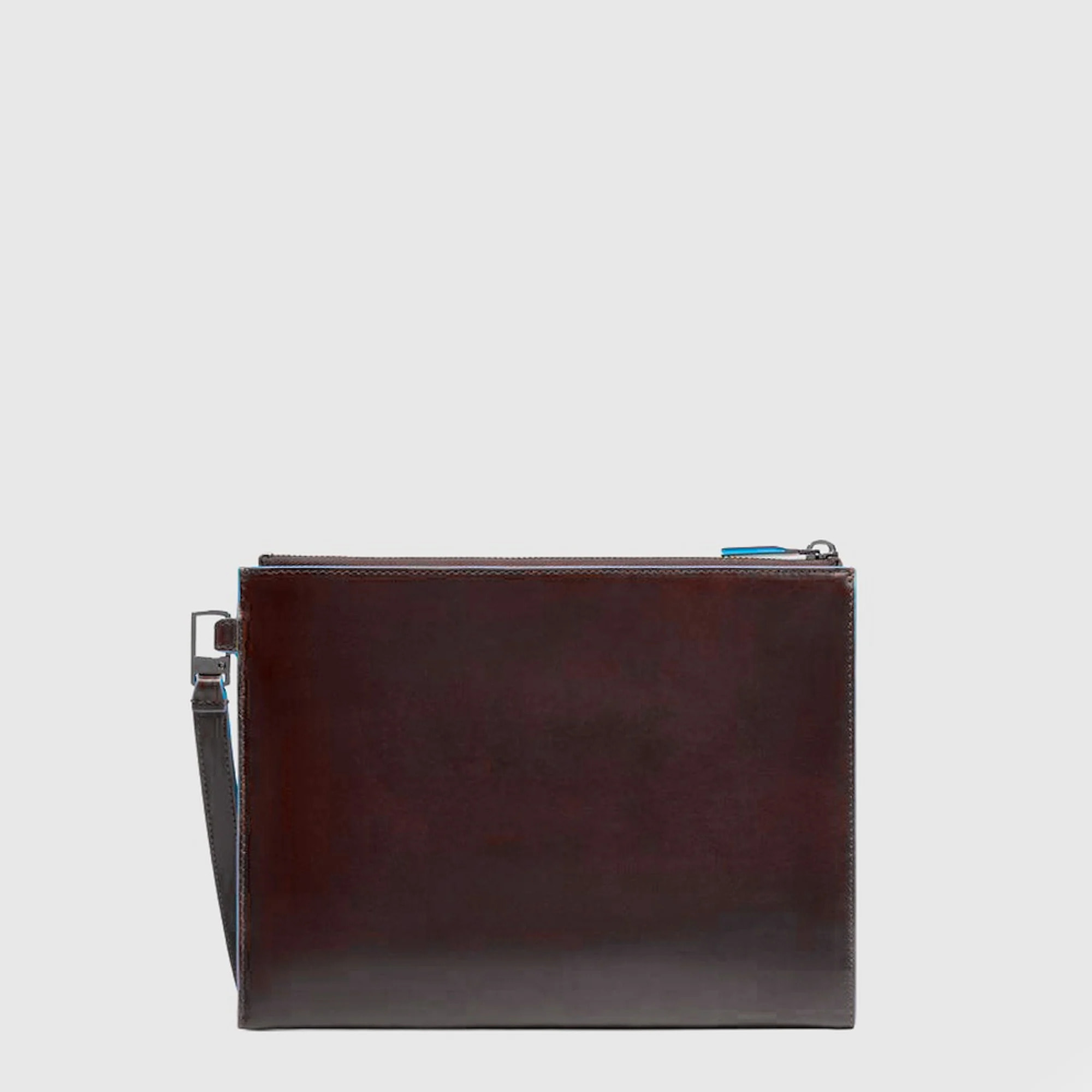 Piquadro Pochette porta iPad®mini in pelle con tasca per AirPods®