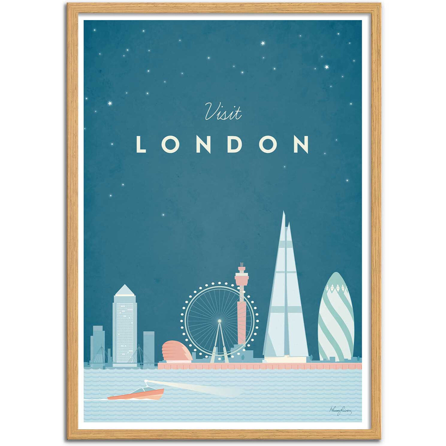 Affiche - Visit London - Henry Rivers