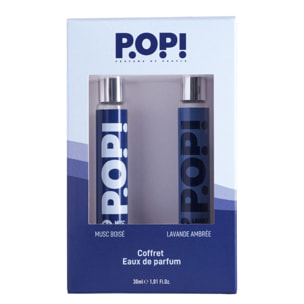 Chill & Élégance - Coffret Eau de Parfum Musc Boisé et Lavande Ambrée 2x30ml