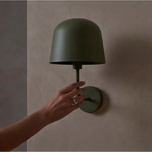 Forlight Fres aplique exterior verde para bombilla E14