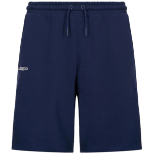 Kappa - Pantaloni Corti Uomo Blu - Logo Felito