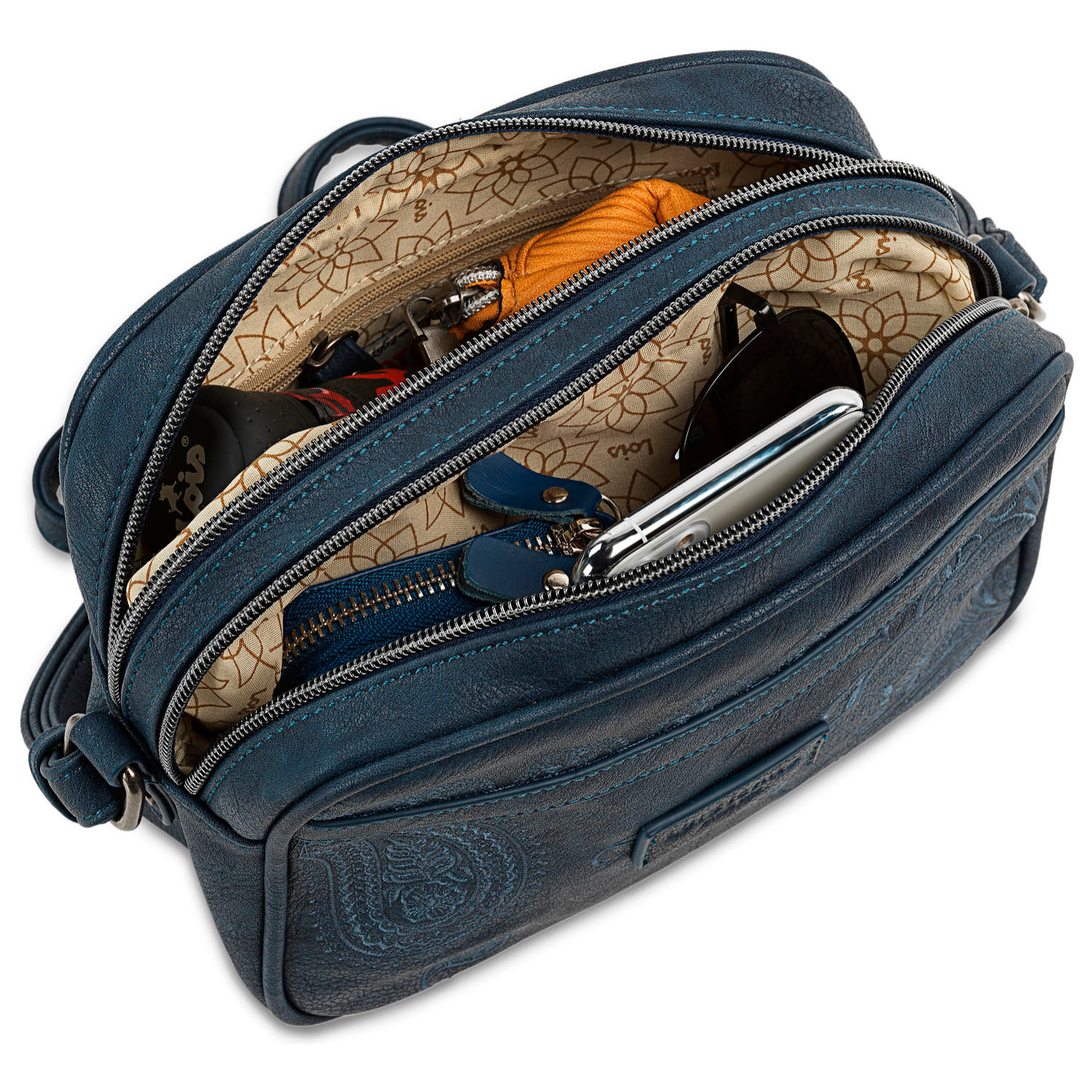 Bolso De Hombro Lois Redwood Azul Marino