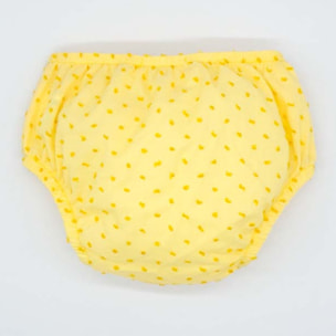 CUBREPAÑAL PLUMETI AMARILLO