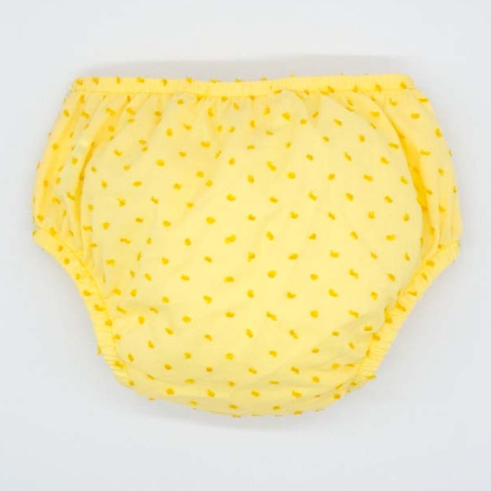 CUBREPAÑAL PLUMETI AMARILLO