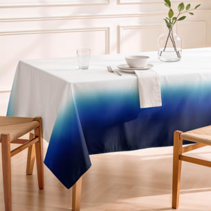 Nappe anti-taches POSITANO MARINE - en 100 % coton