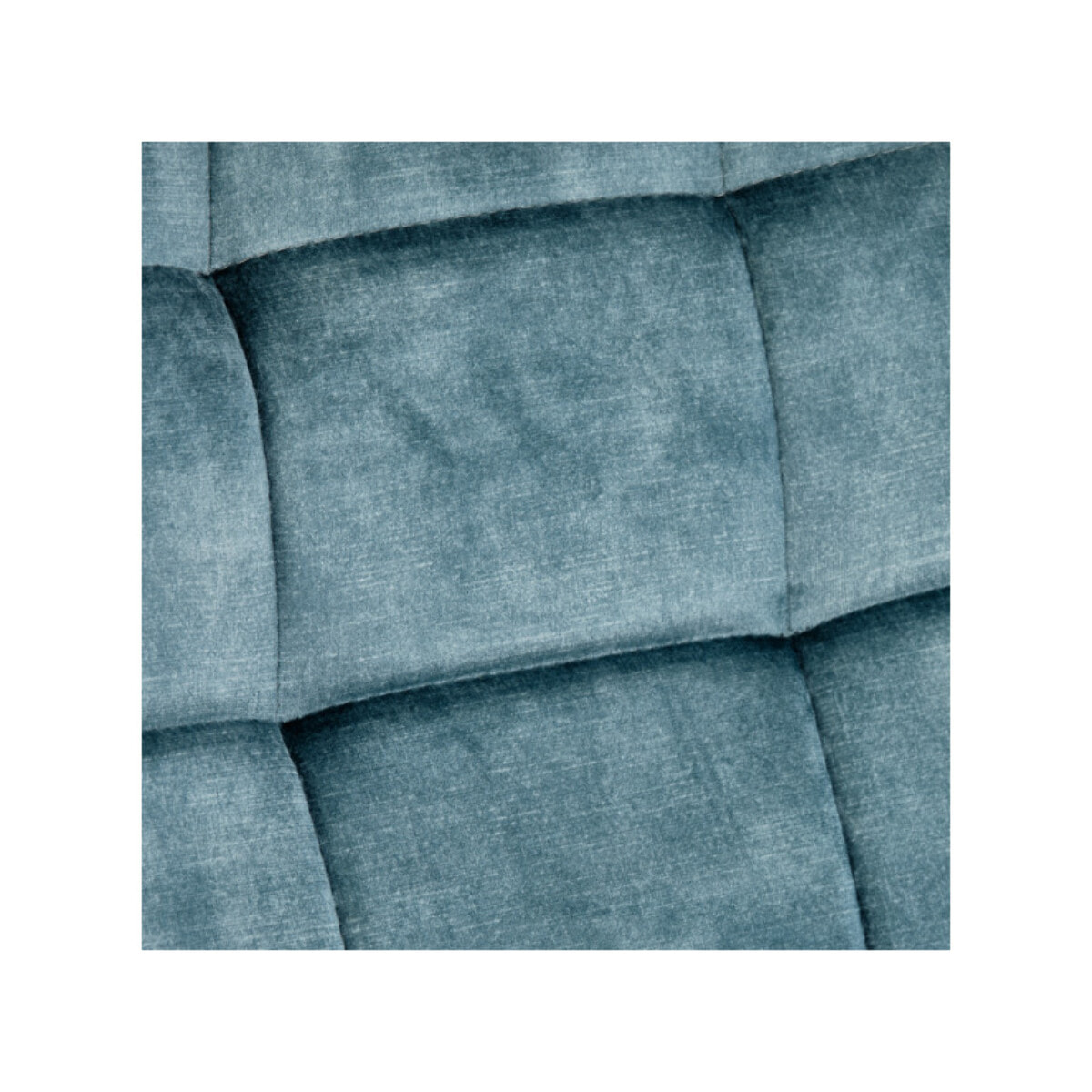 Chaise de bar capitonnée en velours - HERBY