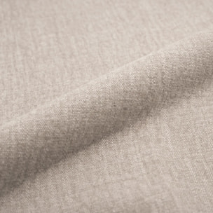 Canapé convertible 3 places en tissu effet lin beige - Céleste