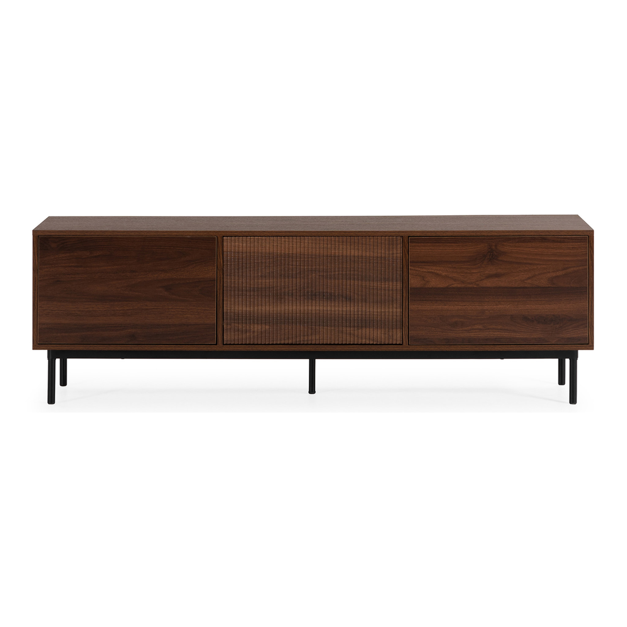 Mueble Tv Florida 3 puertas efecto Nogal