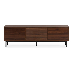Mueble Tv Florida 3 puertas efecto Nogal