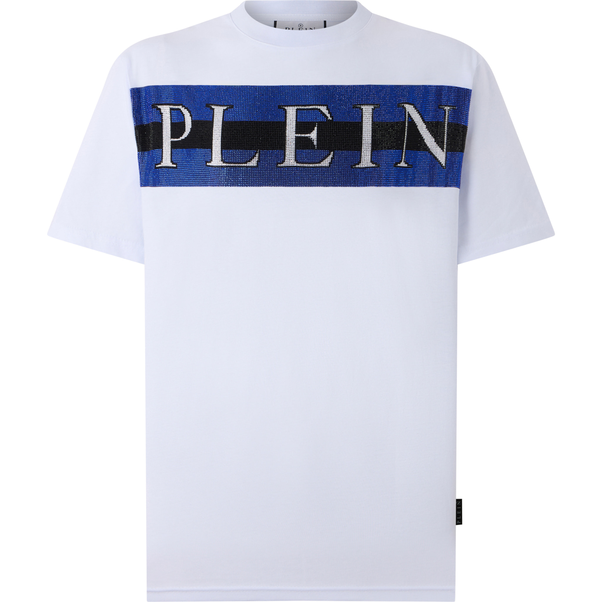 PHILIPP PLEIN Camiseta de cuello redondo y manga corta LOGO