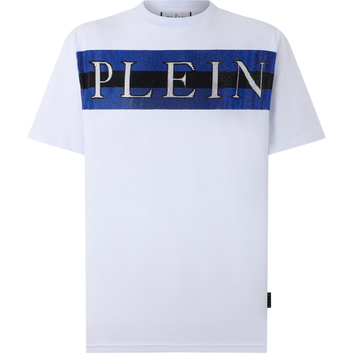 PHILIPP PLEIN Camiseta de cuello redondo y manga corta LOGO