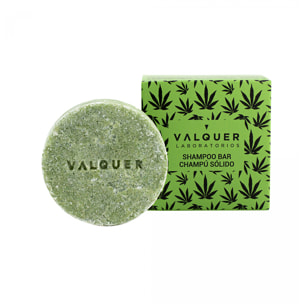 Valquer Champú sólido Hemp (extracto de cannabis y aceite de cáñamo) - 50 G