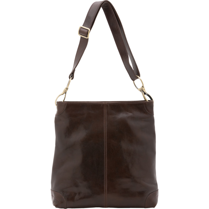 Borsa a spalla  da donna In Vera pelle Made in Italy 32x32x11 cm