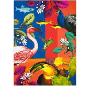 Set Torchon, Manique et Gant de Cuisine Excelsa – Rhapsody, Coton Multicolore