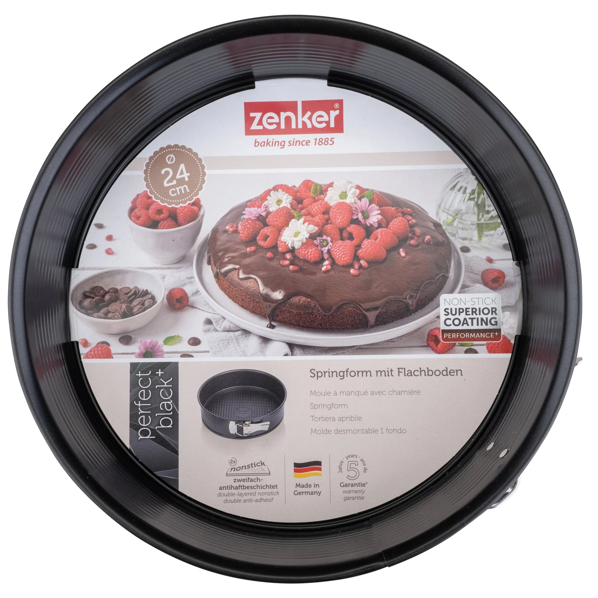 Moule à manqué à charnière 24 cm Zenker PerfectBack+