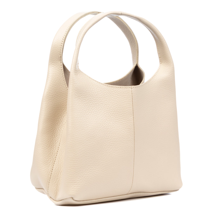 Barasso bolso de mano mujer. Piel auténtica Dollaro.