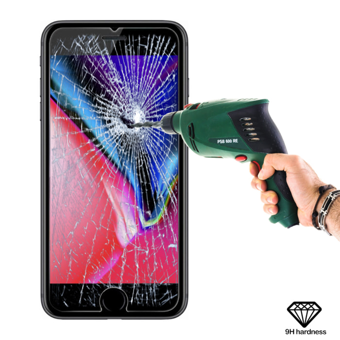 PROTECTOR CRISTAL TEMPLADO 2 5D IP8 PLUS