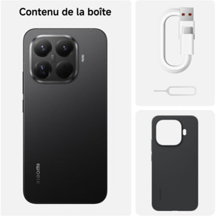 Smartphone XIAOMI 15T Pro concu avec Leica 512Go Noir