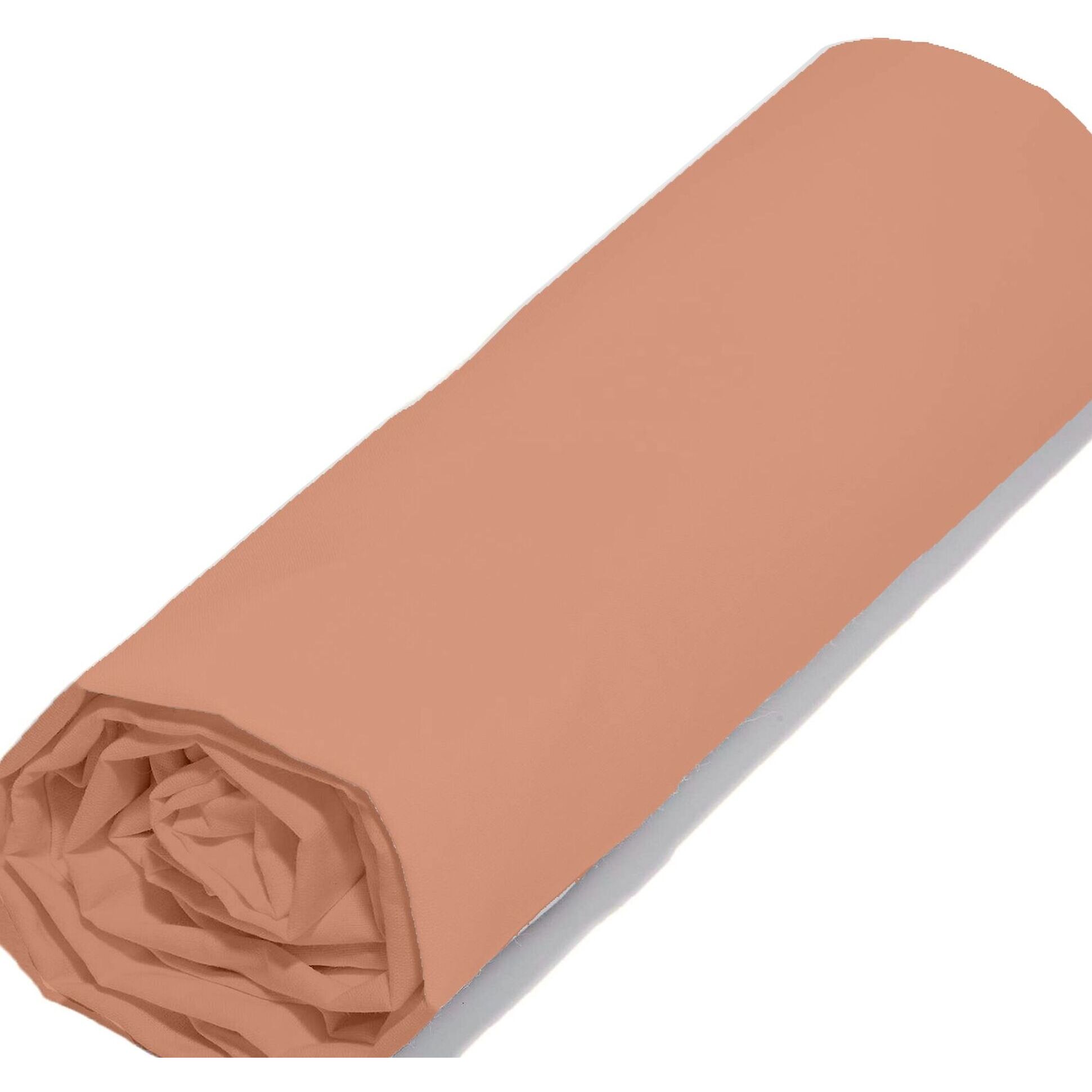 Drap Housse - Bonnet:30cm Coton 57fils Et Lyocell Terracotta