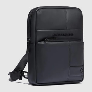 Piquadro Borsello porta iPad®mini in tessuto gommato resistente all'acqua con protezione RFID