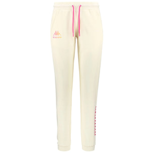 Kappa - Pantaloni Donna Bianco - LOGO FESIA