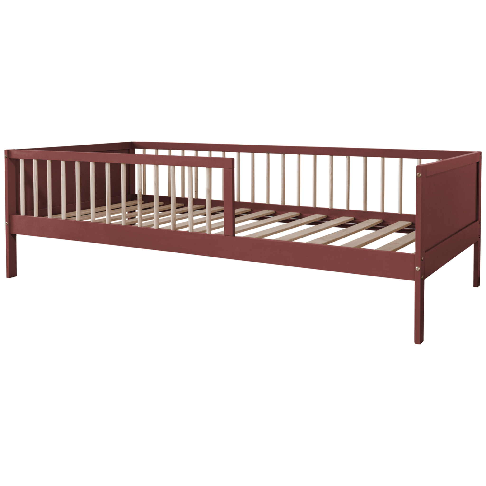 Lit pour enfant 190x90cm terracotta ADAM
