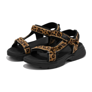 Sandalia Mujer  Flame Tiras Leopardo