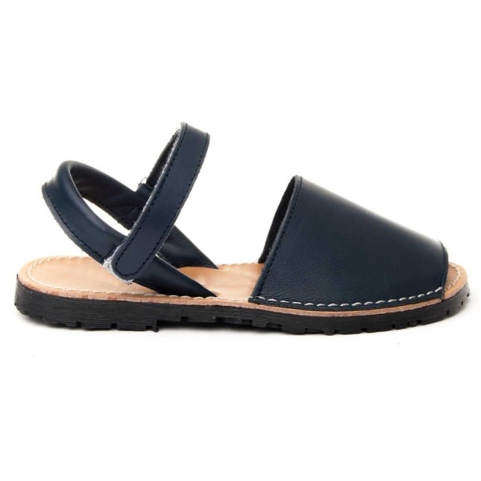 Sandalias de Cuero - Azul