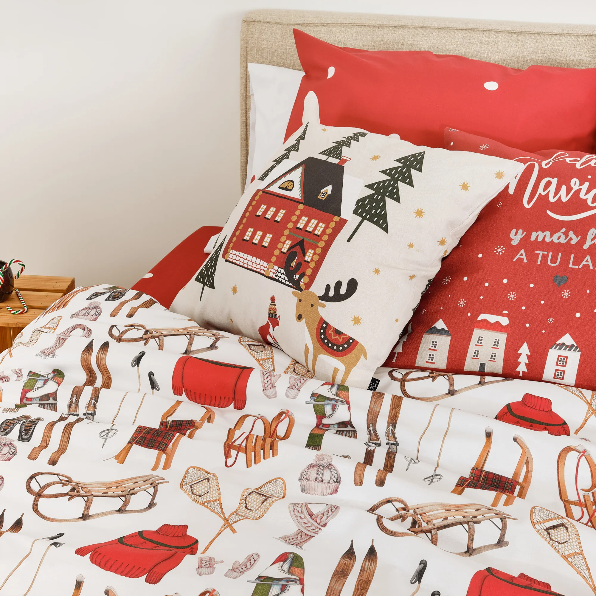 Housse de couette avec clics 100% coton Laponia 59