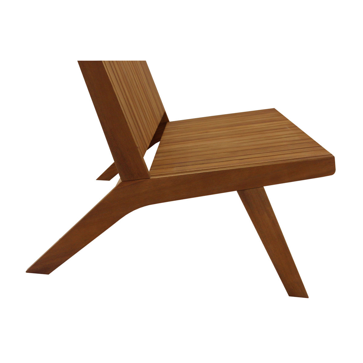 Banc de jardin en bois massif 2 places L116 cm TIDAK