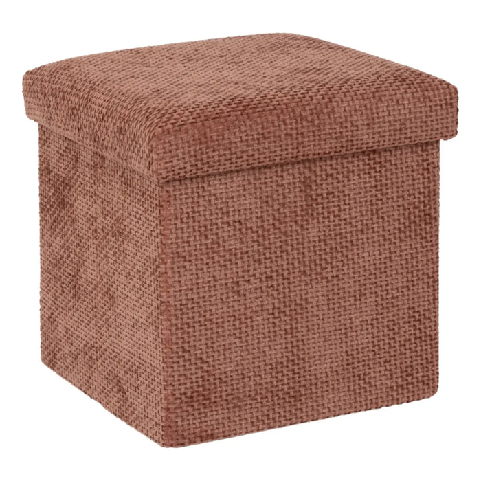 Pouf Mix'n Modul pliable 31x31cm terracotta