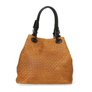 Borsa Shopper da donna - Modello Araminta - Vera Pelle - 32.0 x 29.0 x 17.0 cm