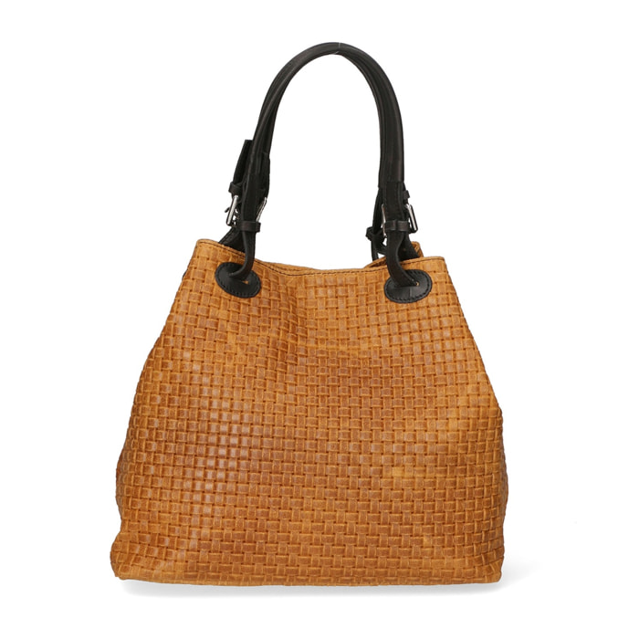 Borsa Shopper da donna - Modello Araminta - Vera Pelle - 32.0 x 29.0 x 17.0 cm