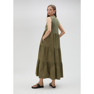 Vestito lungo con spalline