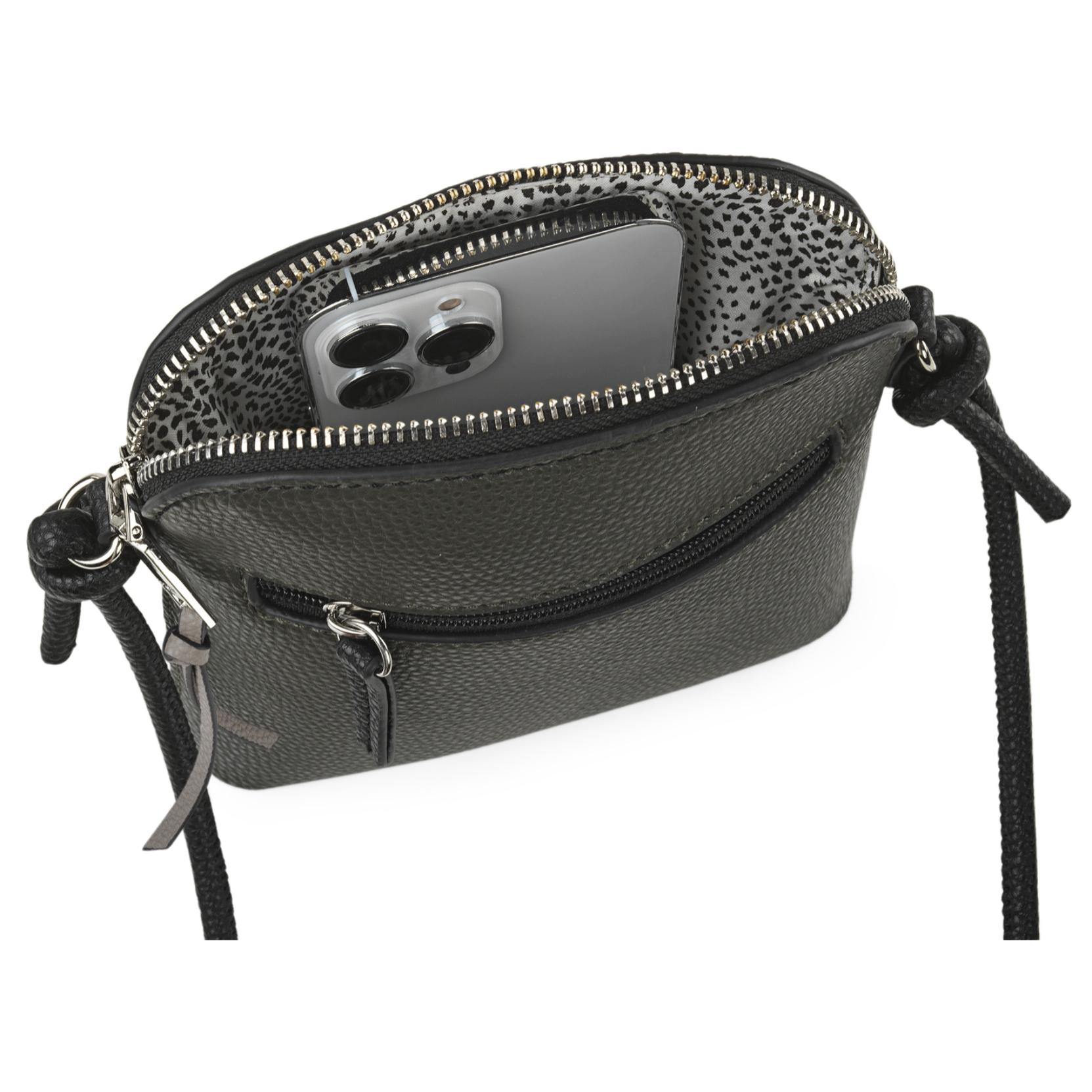 Bolso Bandolera Mujer Sint/Pu Skpat Narbona Negro-Kaki