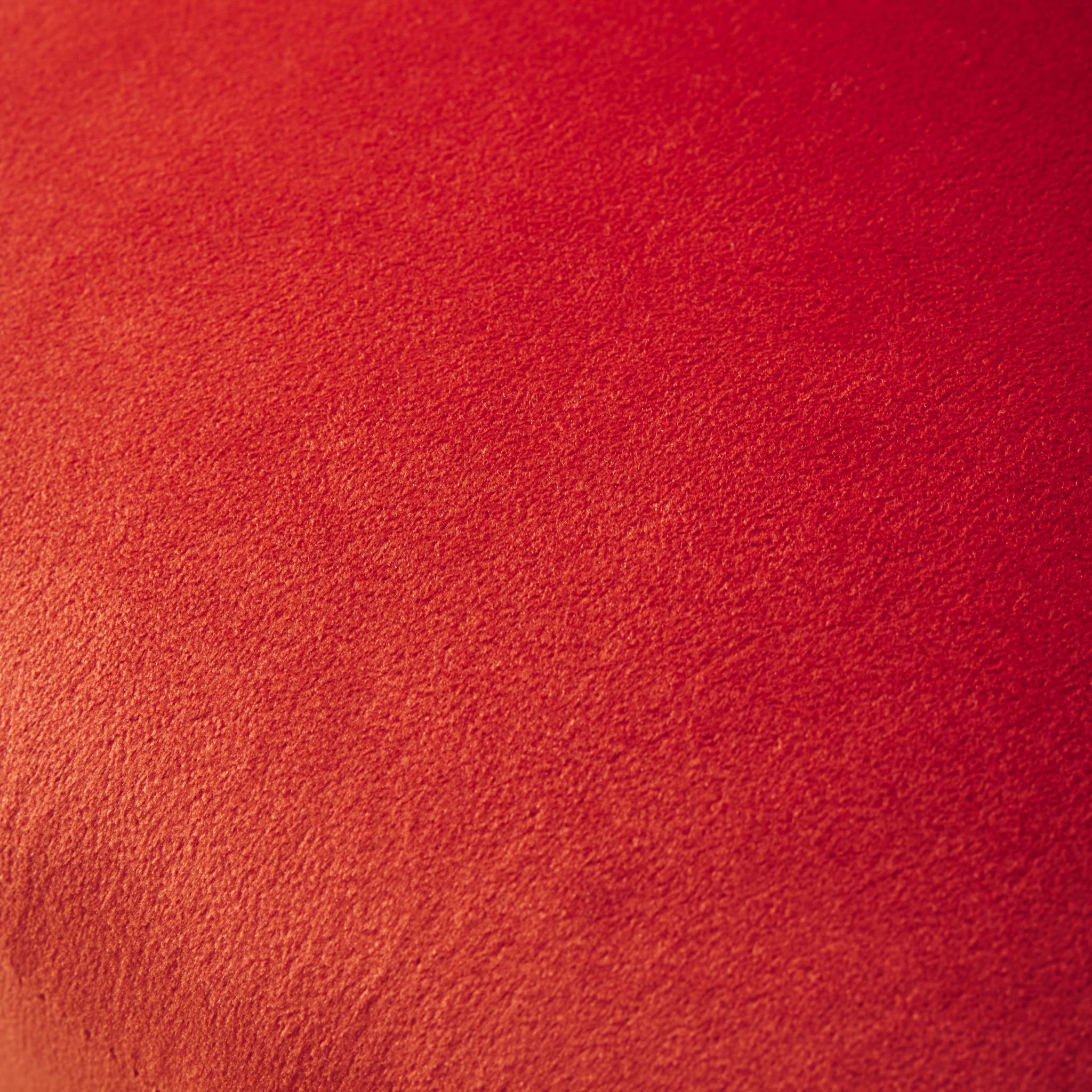 Fauteuil tripode en velours orange