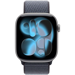 Bracelet APPLE 46 mm Boucle Sport bleu maritime