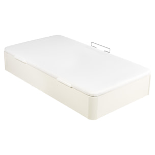 Pack FUNK, Colchón Sostenible Muelle Ensacado y Canapé Juvenil Apertura Lateral Blanco, WHAT THE SLEEP, Entrega, Montaje en Domicilio y Retirada de Usado Incluida