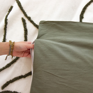 Parure de lit enfant tigre tufté réversible - Blanc