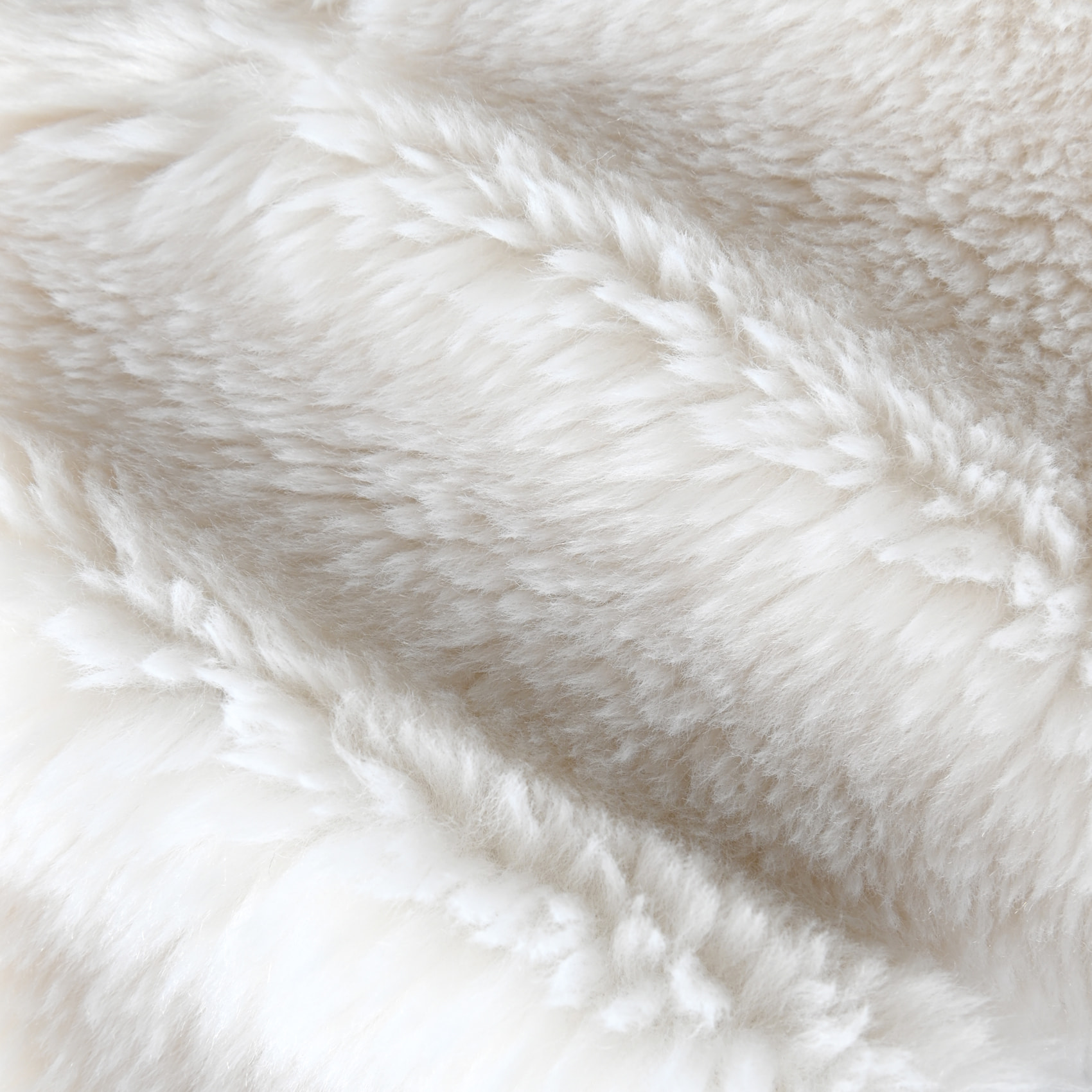 Tissu fausse fourrure ultra douce - Blanc