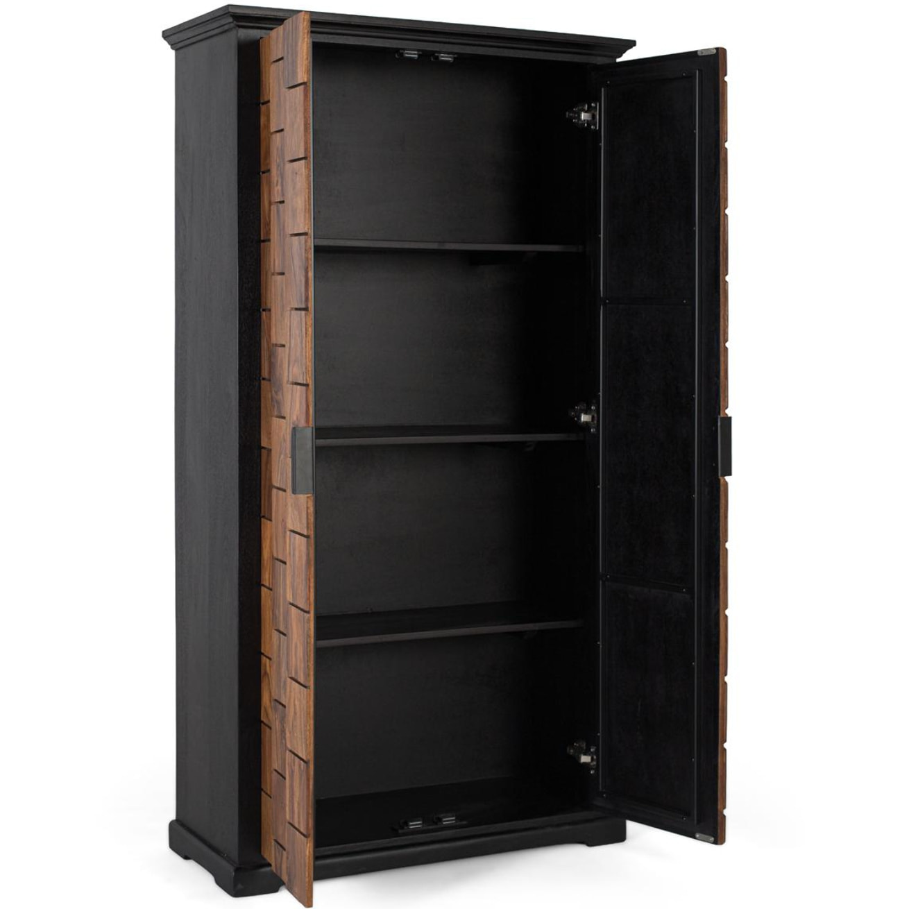 Armario de Madera de Mango, Palisandro 95 Cm Estilo Contemporaneo