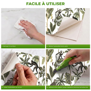 Sticker effet papier peint - PANDO