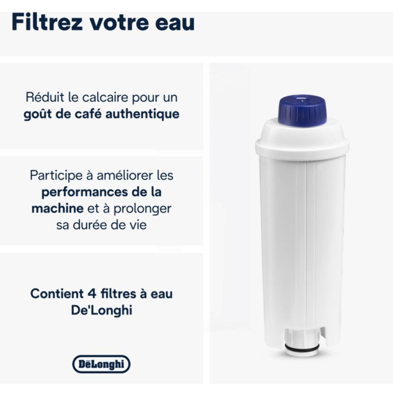 Détartrant anti-calcaire DELONGHI expresso broyeur 12 mois